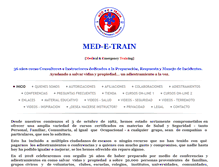 Tablet Screenshot of medetrain.com